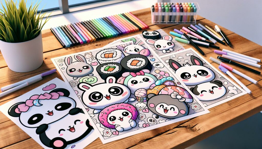 faciles:zymdychsile= dibujos kawaii para colorear